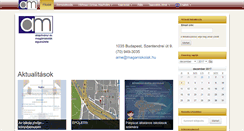Desktop Screenshot of ame.hu