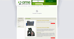 Desktop Screenshot of ame.com.br